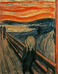 Edvard Munch'un Çığlık tablosu
