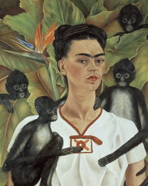 Maymunlarla Otoportre, 1943