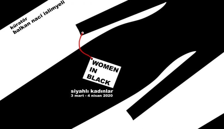 'Kadın, Yaşam, Umut ve Yas'' Siyahlı Kadınlar Sergisi