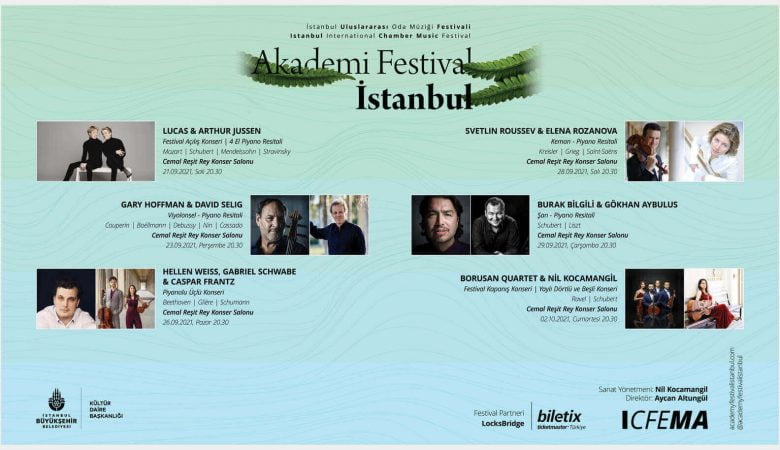 I. İstanbul Uluslararası Oda Müziği Festivali Programı Belli Oldu
