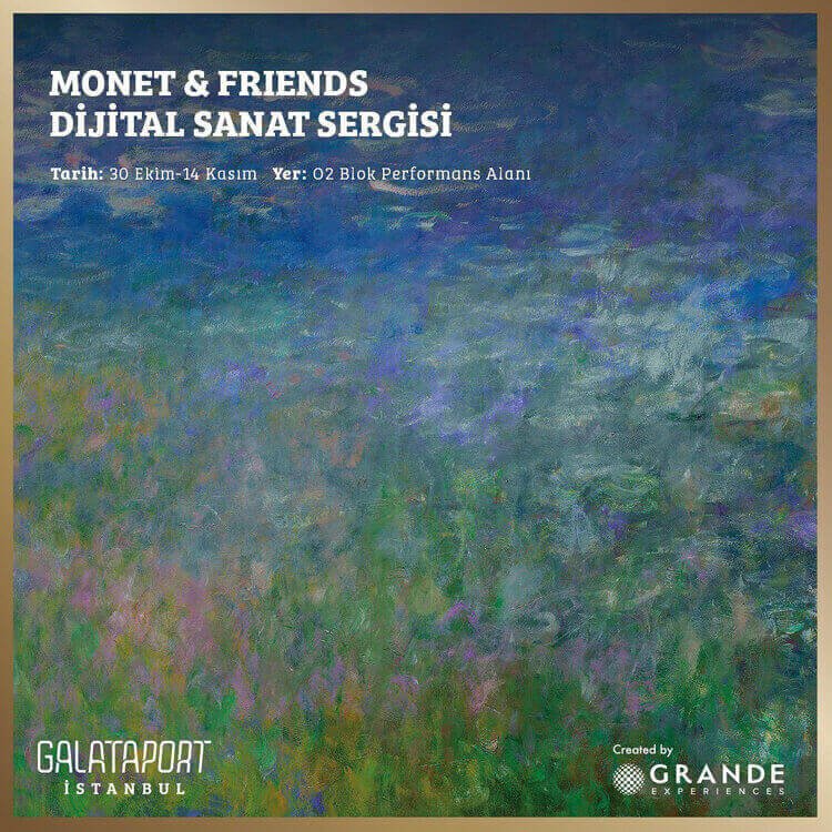 Monet & Friends Dijital Sanat Sergisi