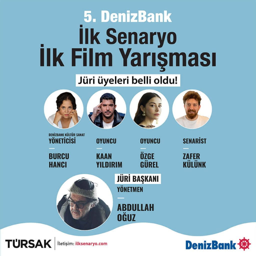 5. DenizBank İlk Senaryo İlk Film Yarışması’nın Jüri Üyeleri Belli Oldu