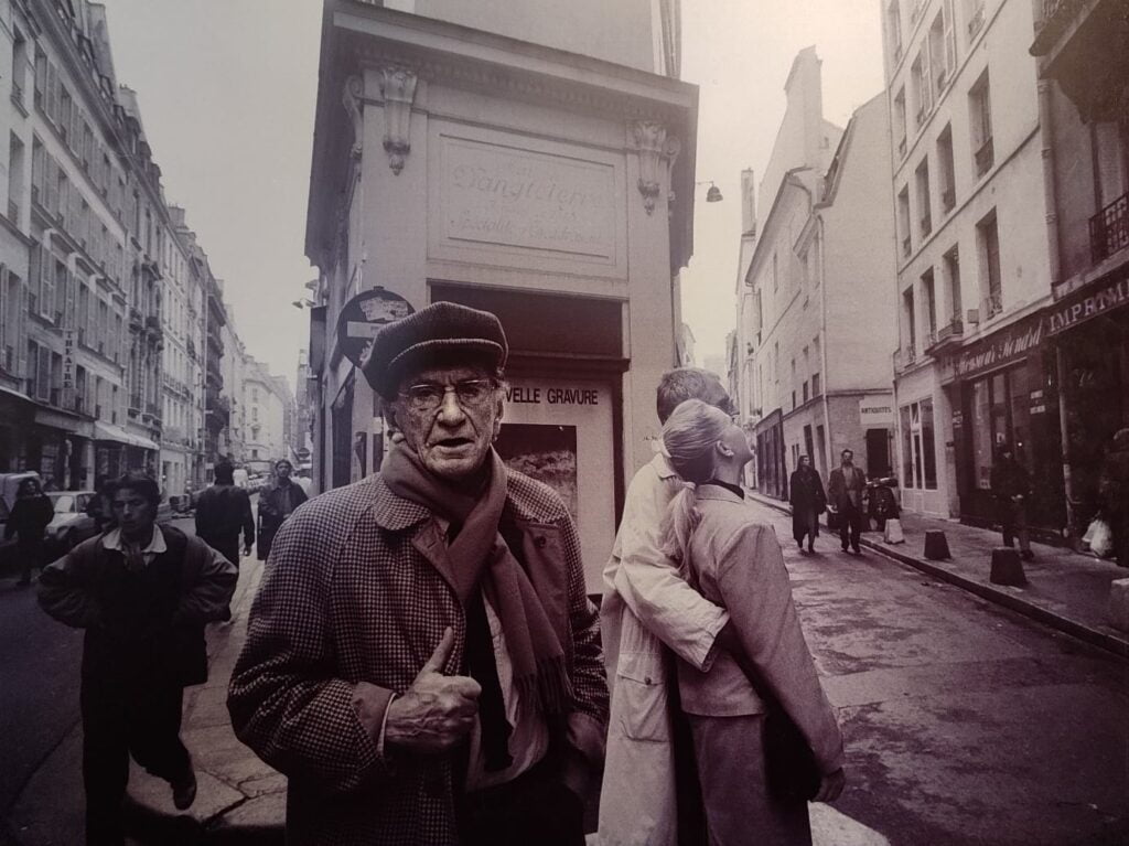 Abidin Dino (1913-1993), Paris’te. Fotoğraf: Ara Güler