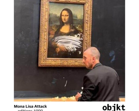 Pastalı saldırıya uğrayan Mona Lisa tablosu, 2022