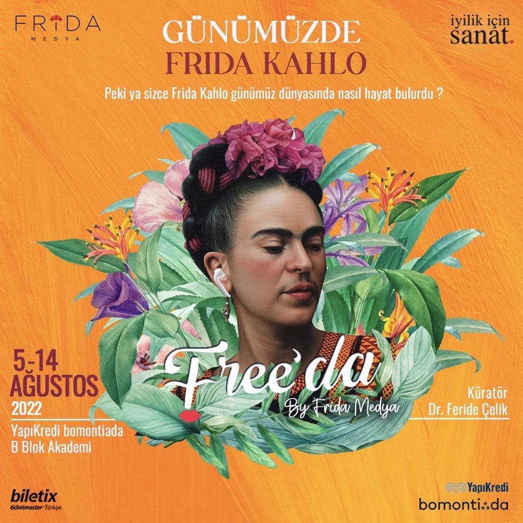 Free’da Sergisiyle “Frida Kahlo” Günümüzde Yeniden Hayat Buluyor!