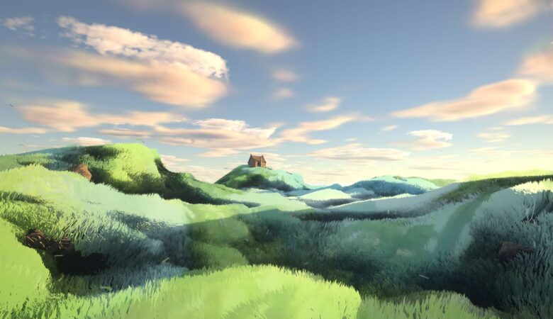 Burak Dağ ’’Hills‘’ 3840x2160px 40’’ 3D Animation 2022