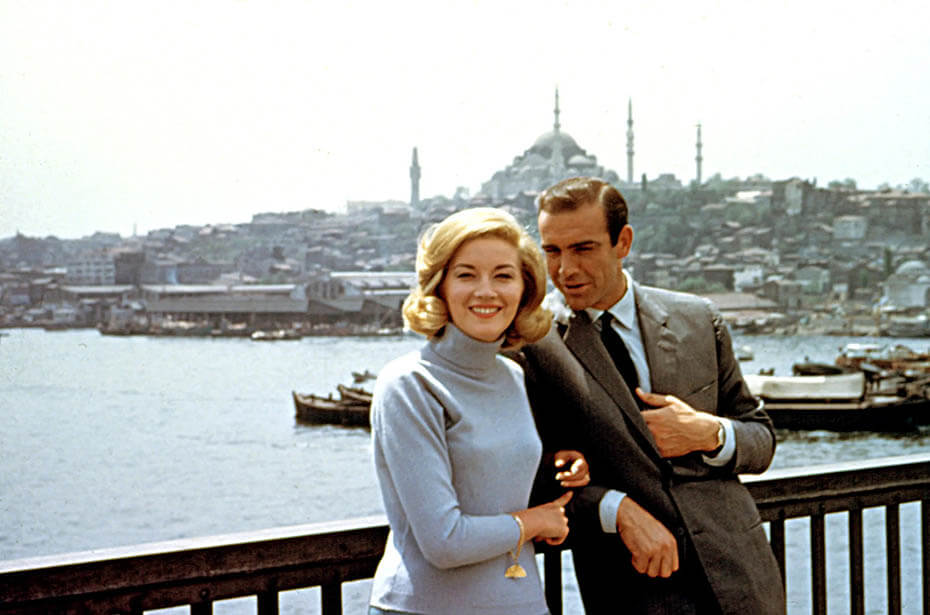 Sean Connery & Daniela Bianchi, From Russia with Love 1963