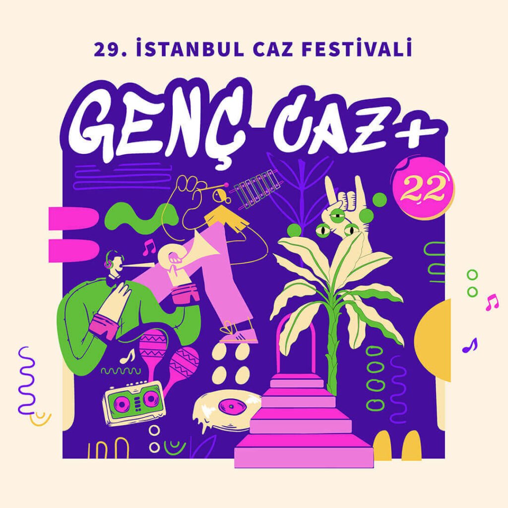 29. İstanbul Caz Festivali Genç Caz+22 Albüm Kapağı