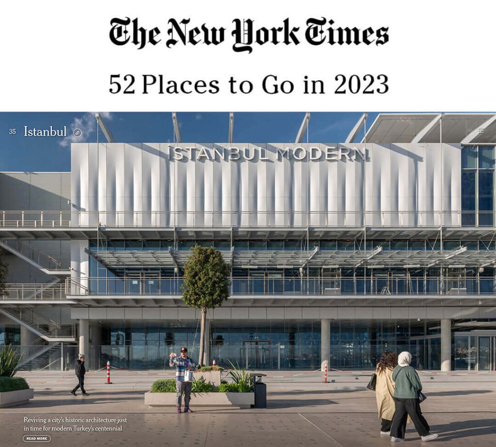 İstanbul Modern Binası, The New York Times Gazetesi