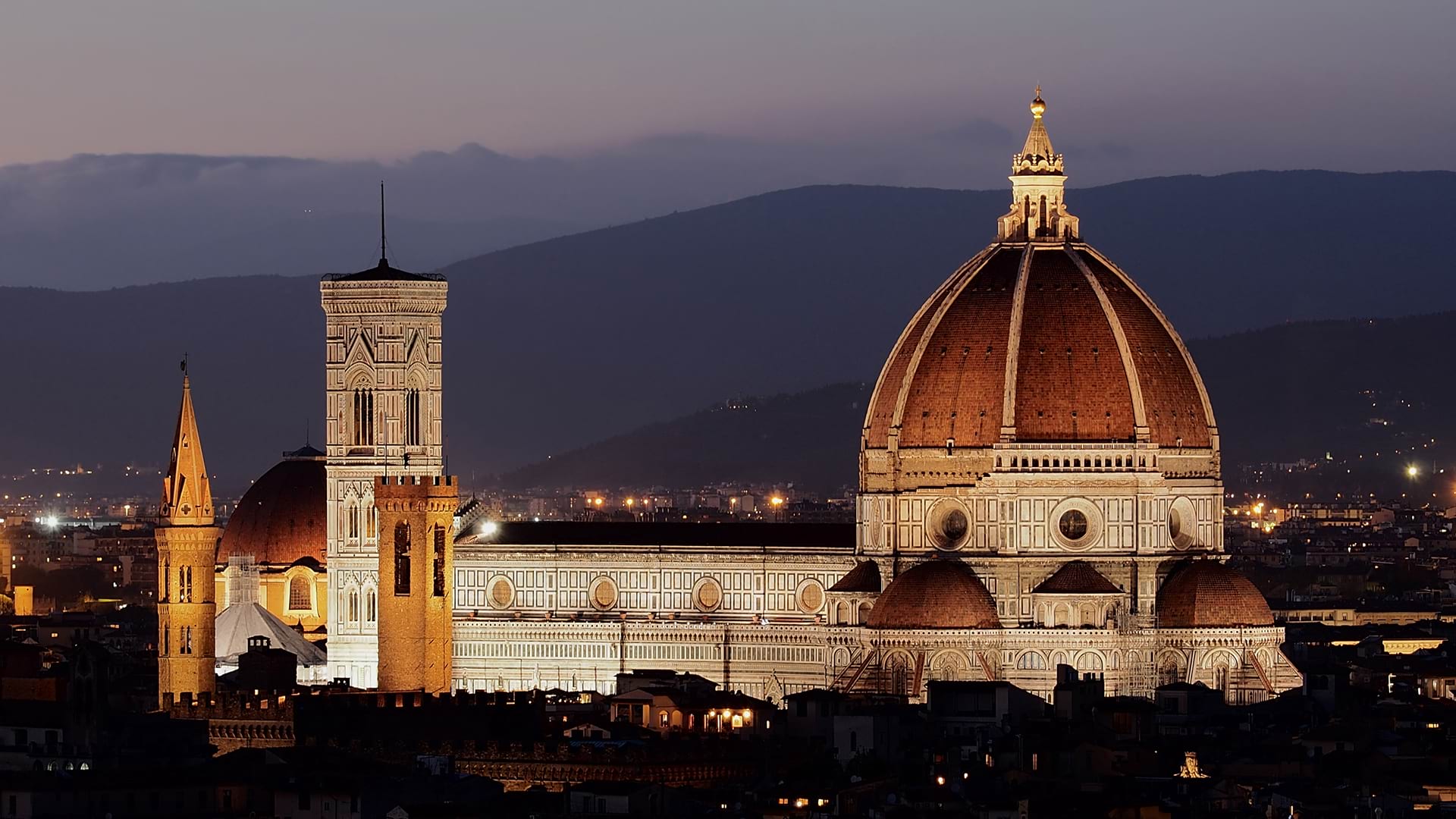 Florence Duomo as seen from Michelangelo hill. Tuscany, Italy. - Petar Milošević