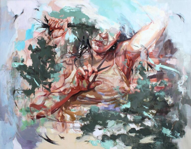 Sema Maşkılı, My Life My Rules - Benim Hayatım Benim Kurallarım - 2023 Oil on canvas 85x110cm