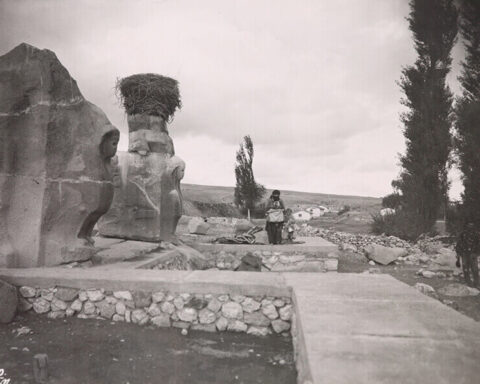 Alaca Höyük Sfenksli Kapısı (1939, Türk Tarihi Kurumu Arşivi)
