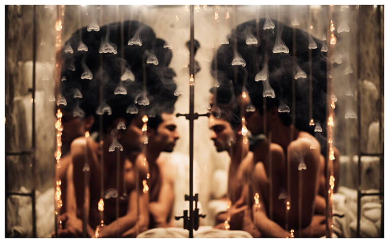 Sarp Kerem Yavuz, Muhteşem Yüzyıl / Glorious Century, Bir Hatıraya Sevdalı, 100x160cm, AI-Generated Photo, Giclèe Print on Hahnemühle Glossy Fine Art Paper / Yapay Zeka ile Üretilmiş Foto, Hahnemühle Parlak Fine Art Kağıt