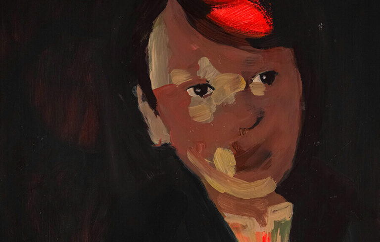 Ramize Erer, İsimsiz | Untitled, Tuval üzerine yağlı boya | Oil on canvas, 33*24 cm Fotoğraf: Barek