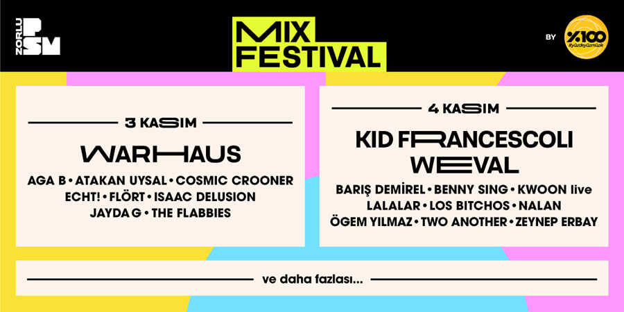 MIX Festival presented by %100 Müzik Konserleri