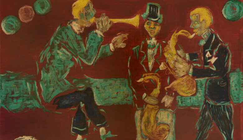 Fikret Mualla, İsimsiz, 1958 Kağıt Üzerine Guaj-Yağlı Boya 25,5x37 cm