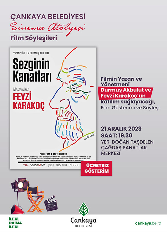 Türk resim sanatının usta isimlerine ait “Masterclass” filmler, Türkiye turnesinin ilk gösterimine Ankara Çankaya Belediye’sine ait salonlarında başlıyor.