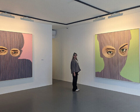 Melike Kuş, “Eye to Eye in Dystopia” Sergisi, 2023 Merdiven Art Space