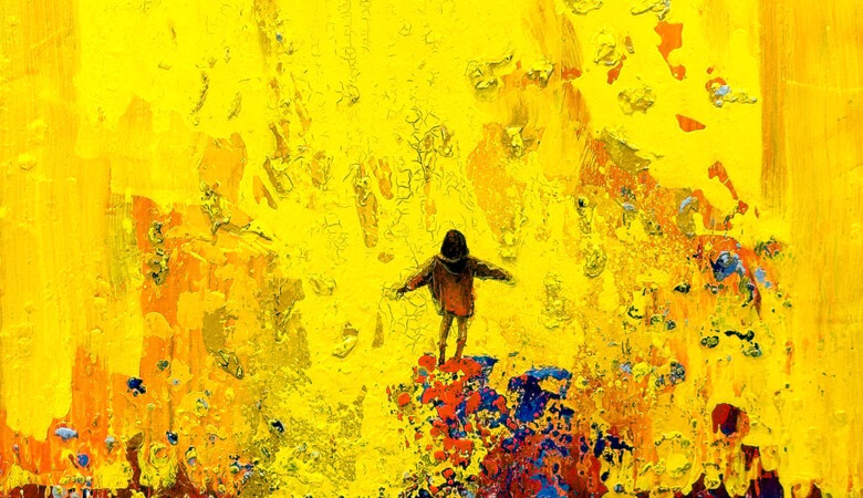 Sanrı, 2024, Tuval üzerine akrilik boya, 80 x 60 cm - Luka