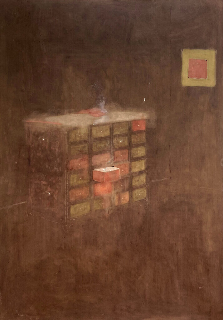 Onur Kılıç, İsimsiz | Untitled, 2023, Tuval üzerine yağlı boya | Oil on canvas, 100*70 cm