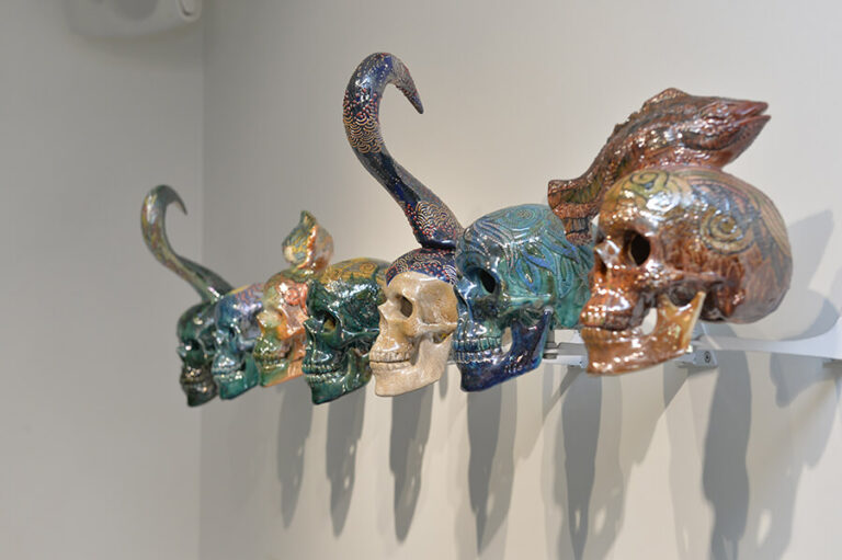 Ahmet Güneştekin, "Uyandığımız Çağ" sergisinden. Ruzy Gallery, 2024