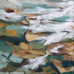 Emre Celali, Autumn Fragments No1, 2023, tuval üzerine akrilik, 40x60cm