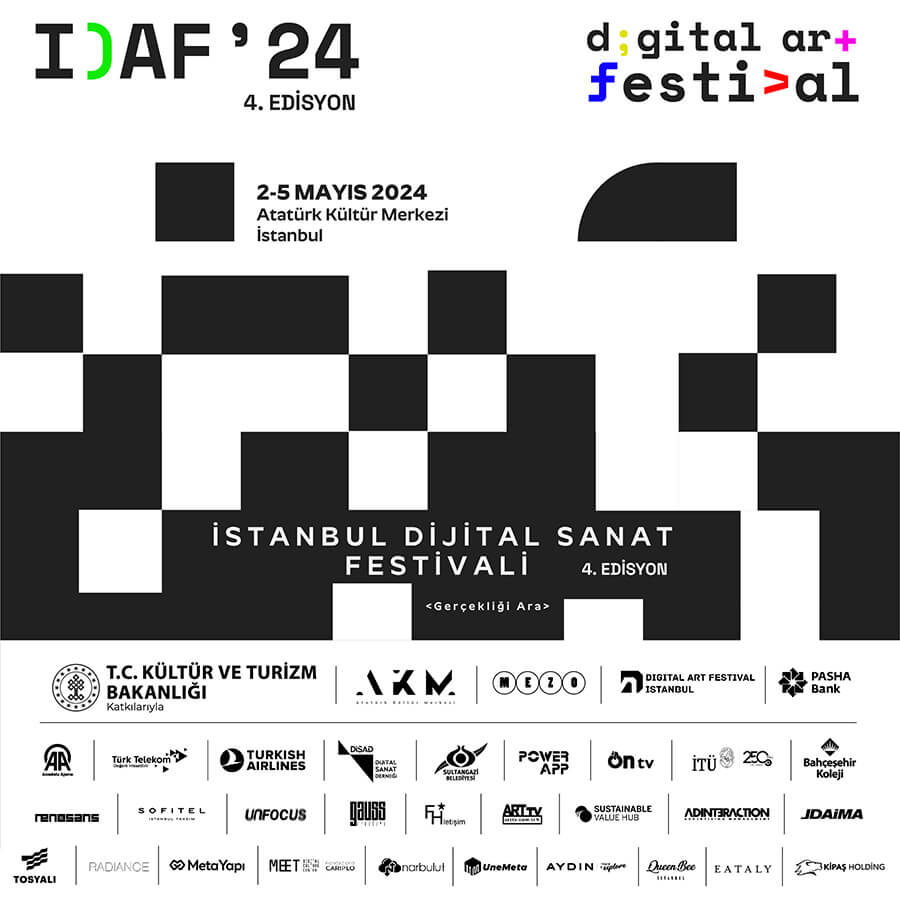 4. İstanbul Dijital Sanat Festivali Afişi