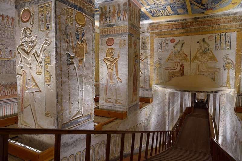 Krallar Vadisi - Luksor: 1.Set’inin Mezarından ( Fotoğraf: Nermin Yokuş İpekçiler ) 