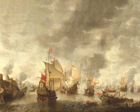 Foça Deniz Muharebesi, Abraham Beerstraten 1656