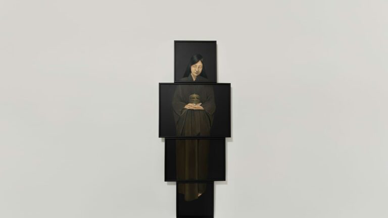“Self- Icon “ 62x156 cm Oil on Canvas With a Polyptych Composition, Ülkü Yılmaz