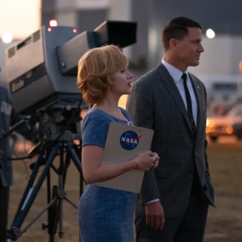 Scarlett Johansson and Channing Tatum in "Fly Me To The Moon"