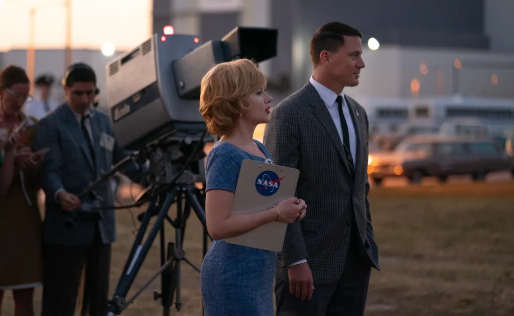 Scarlett Johansson and Channing Tatum in "Fly Me To The Moon"