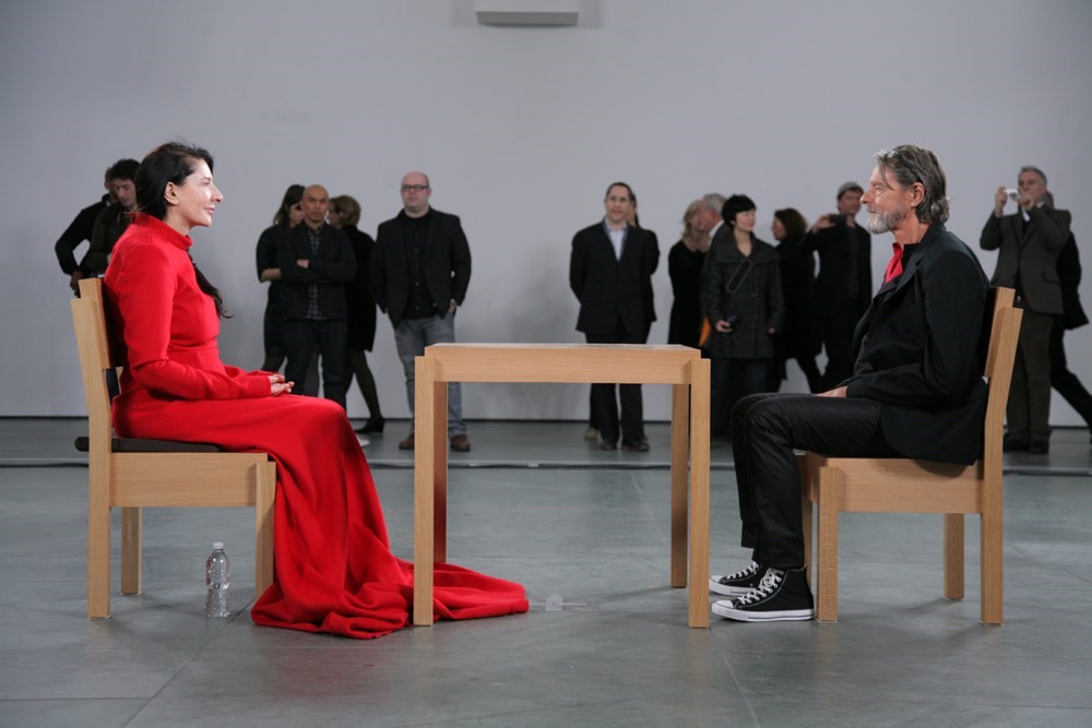 2010, “The Artist is Present. ( Marina Abramoviç, Ulay ) 