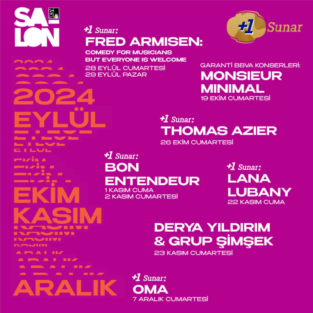 Salon İKSV 2024 Eylül Programı