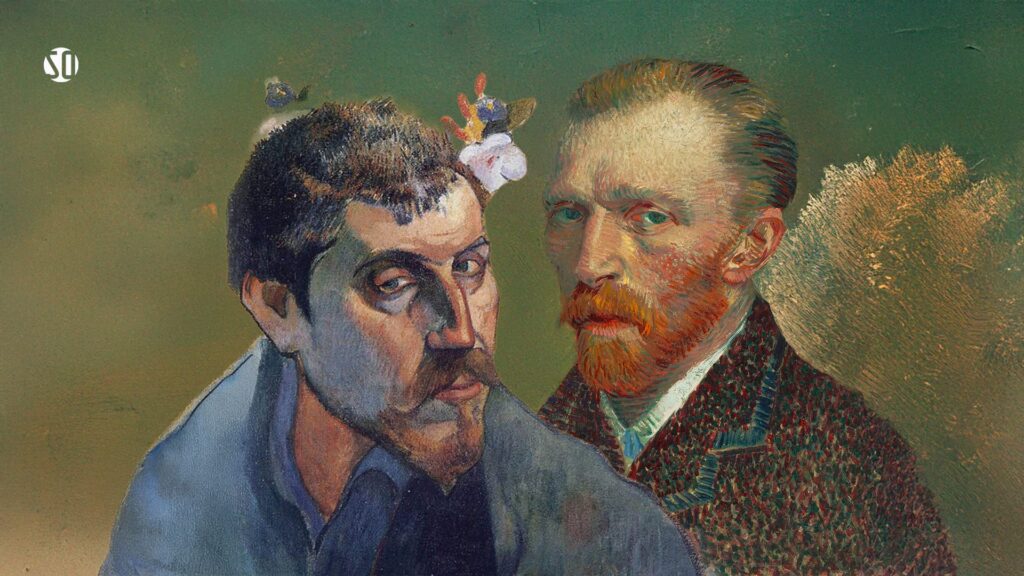 Gauguin, Van Gogh ( Dijital Kolaj: Hasan Nazif Yılmaz )