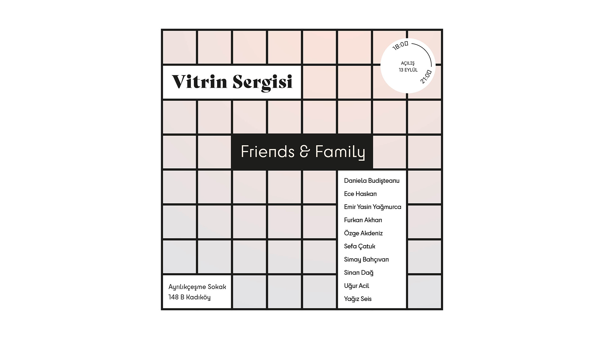 Vitrin Sergisi: Friends and Family