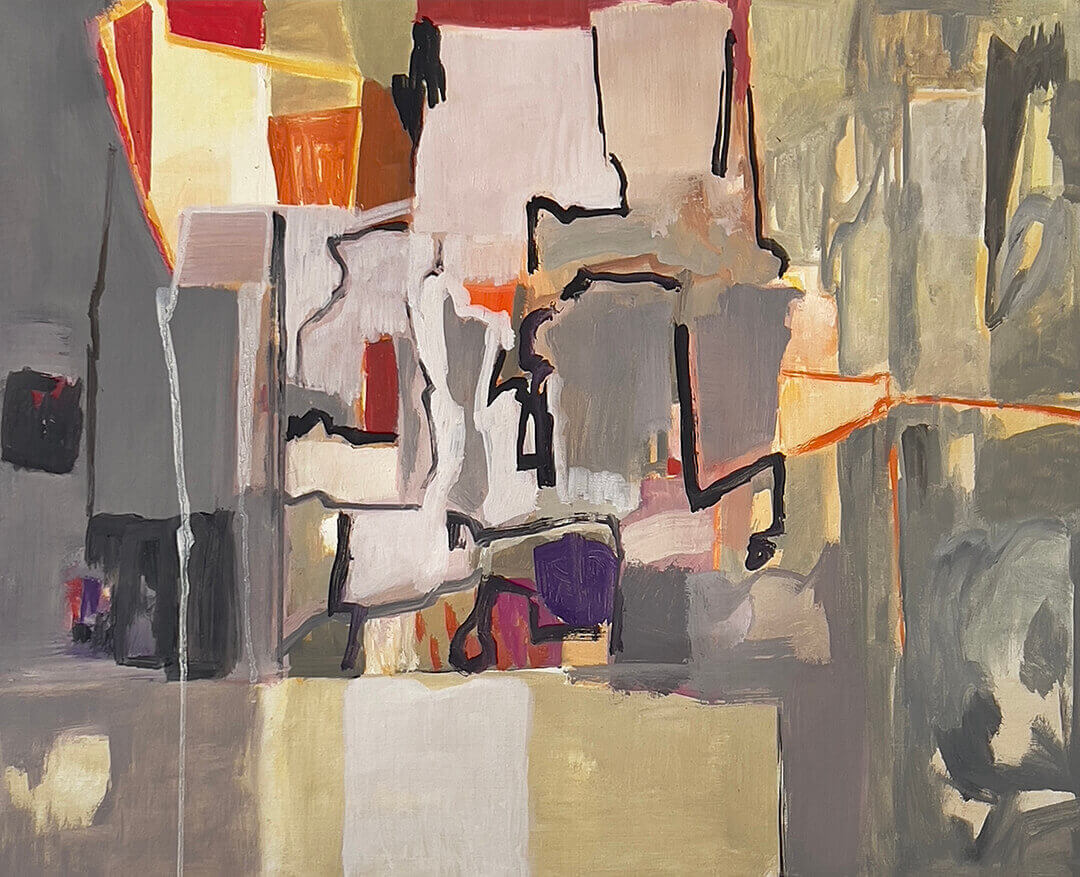 Ayda Demirci, 2024, oil on linen, 55 x 68 cm