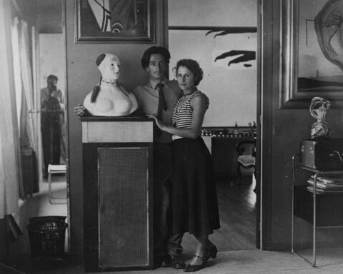 Salvador Dalí ve Gala, Villa Seurat, Paris ( Fotoğraf: Brassaï )