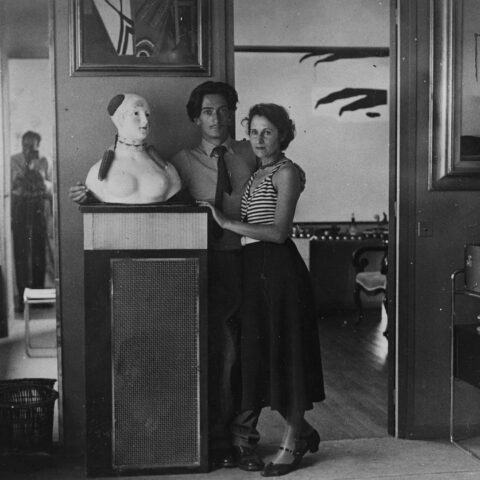 Salvador Dalí ve Gala, Villa Seurat, Paris ( Fotoğraf: Brassaï )