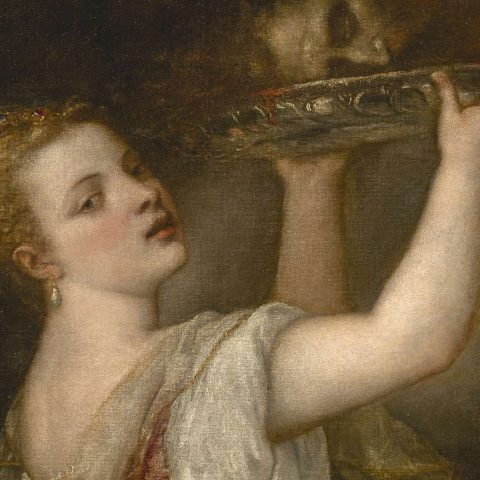 Tiziano Vecellio, Salome, 1550,87x80 cm, Prado Müzesi. Madrid. ( DETAY )