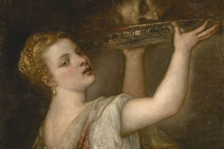 Tiziano Vecellio, Salome, 1550,87x80 cm, Prado Müzesi. Madrid. ( DETAY )
