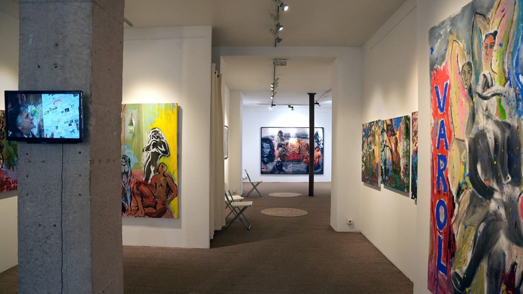 Bedri Baykam, Les Demoiselles Revisited ( Fotoğraf: İbrahim Yüzlü )