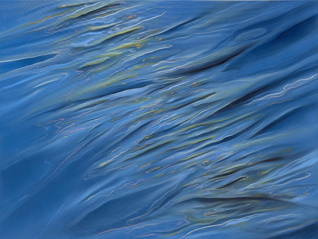 Jorinde Voigt, "June II" , 2024, Tuval üzerine yağlıboya, 120 x 160 x 4.5 cm