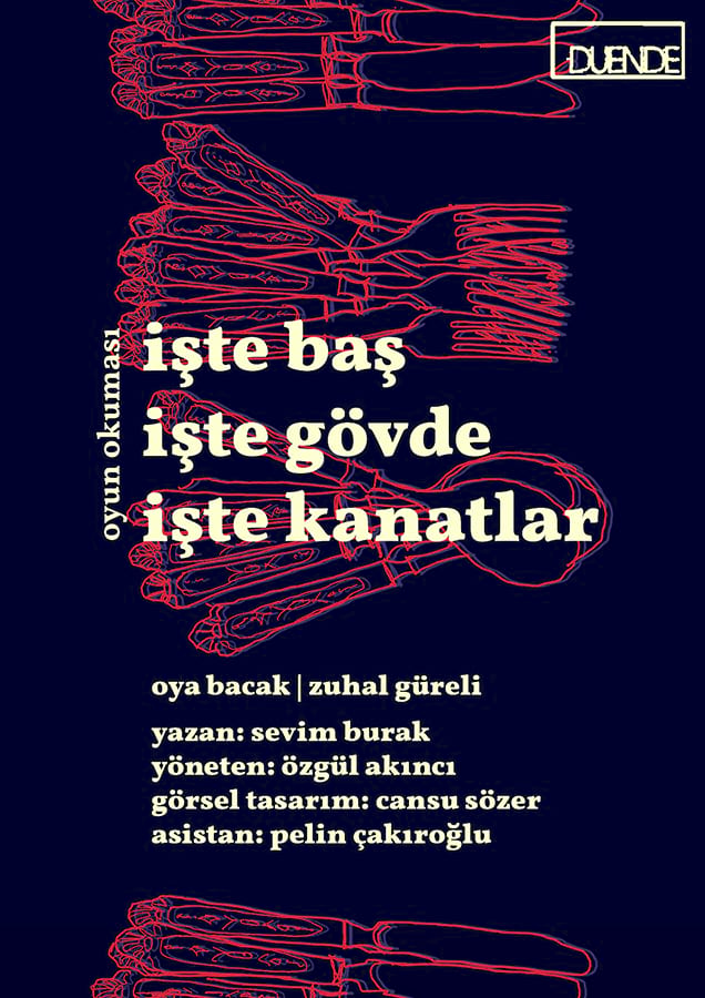 İşte Baş İşte Gövde İşte Kanatlar, Oyun Okuması - Oya Bacak, Zuhal Güreli