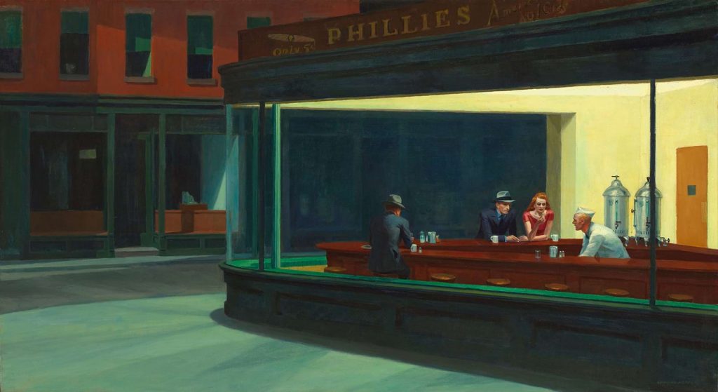Edward Hopper, Gece Kuşları (Nighthawks), 1942