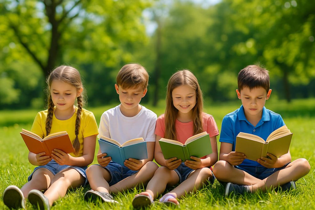 Kitap Okuyan Çocuklar (Create: ChatGPT)