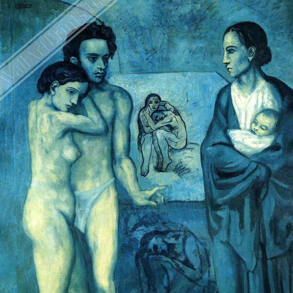 La Vie, 1903. Pablo Picasso. Oil on canvas.
