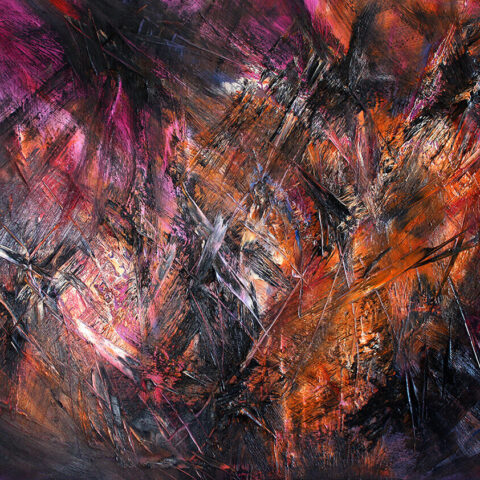 Tülin Kaynak, "İçimize Yolculuk" Sergisi, 2024, tuval üzeri yağlıboya, 88 x 120 cm