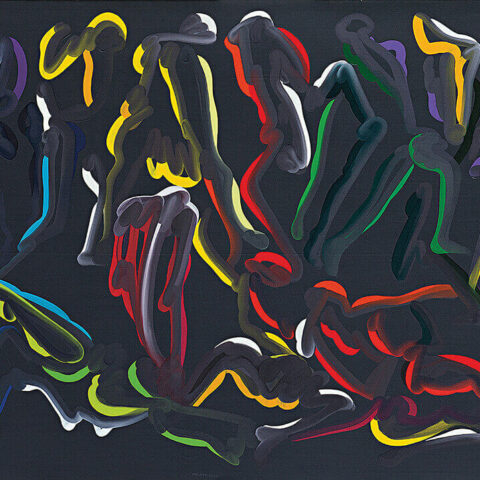 Mata.04, J.R. Tintoretto’ya Saygı, 2010, 180 x 300 cm, tuval üzerine karışık teknik