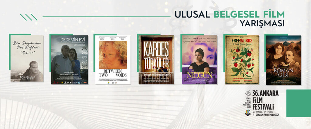 36. Ankara Film Festivali Ulusal Belgesel Film Yarışması